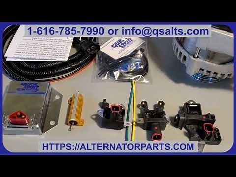 ECM Alternator Voltage Control Bypass kit, External Voltage Regulator for Chrysler, Dodge, Jeep