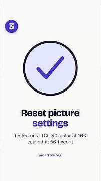 TCL TV Green Screen? Fix It #Shorts