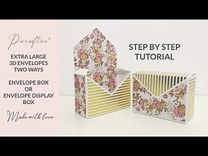 EXTRA LARGE GIFT BOX ENVELOPE IN 2 STYLES