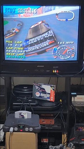 nascar 99 n64 #retrogames #nintendo64 #nascar99 #gameplay