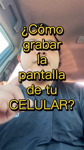 CCO GRABAR LA PANTALLA DE TU TELEFONO!! #parati #smartphone #tecnologia