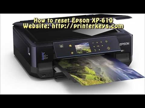 Reset Epson XP 610 Waste Ink Pad Counter