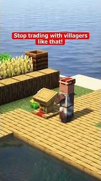 Minecraft Village Trading Hall 💎 | Best Villager Setup for Infinite Emeralds 🏰#shorts#minecraft#new