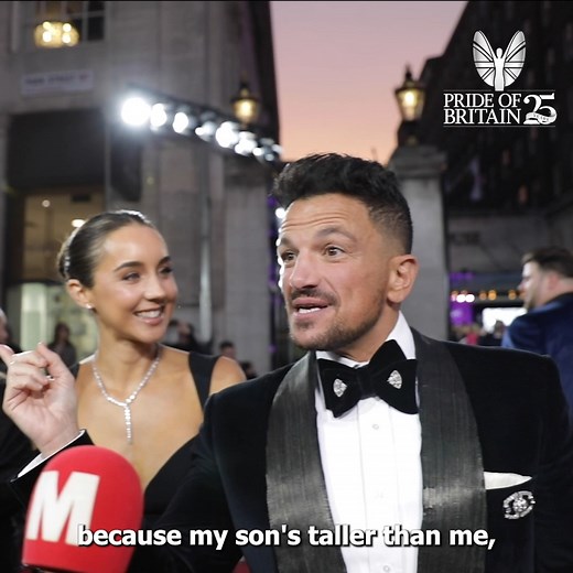 1.7M views · 9.2K reactions | Peter Andre gushed about his children, Princess and Junior, and their family unit at the Pride of Britain Awards  The Daily Mirror Pride of Britain Awards airs Thursday 24th October from 8pm on ITV1, ITVX, STV and STVPlayer | The Mirror | Facebook