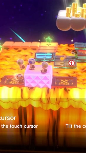 Perfectly synchronised toads #supermario3dworld #mario #gaming