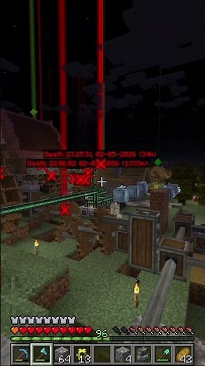 To many Death Markers in minecraft