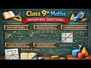 Class 9th l Maths l Important questions