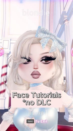 Face Tutorials in Dress to Impress NO DLC #dresstoimpress