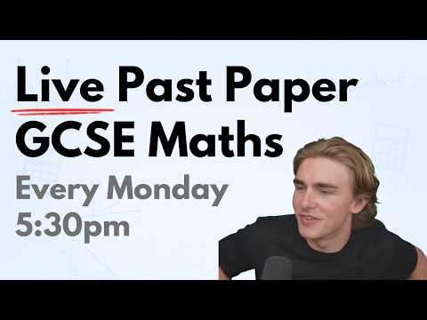 Live Edexcel GCSE Maths Paper 1 Higher - Revision Every Monday