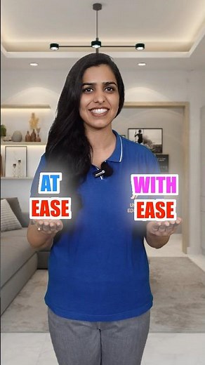 How to use At Ease and With Ease | Learn English #shorts