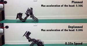 Algorithm minimizes impacts for falling robots