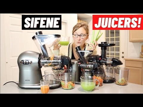 SIFENE SLOW MASTICATING JUICER Line Review and Demonstration | Fruit and Vegetable Cold Press Juicer