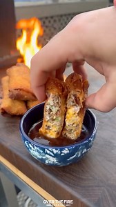 Mmm... crunchy 🔥 | Over The Fire Cooking by Derek Wolf