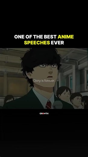 One of the Best Anime Speeches Ever.