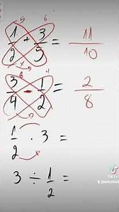 adição, subtração, multiplicação e divisão de frações