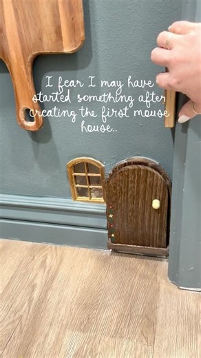 Second mouse house is in progress! #mousehouse #diy #colorfulhome #whimsy