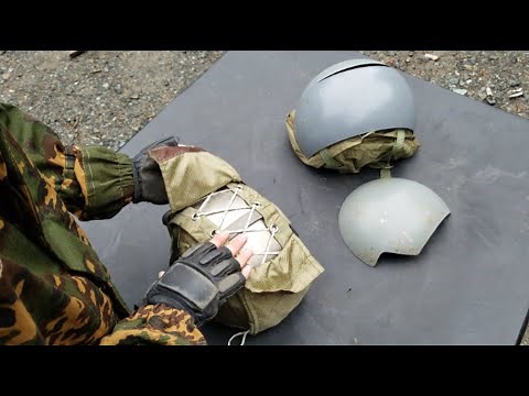 STSh-81 Sfera and SSSh-94 Sfera-C Russian helmet ballistic test - Diapers for Spetsnaz