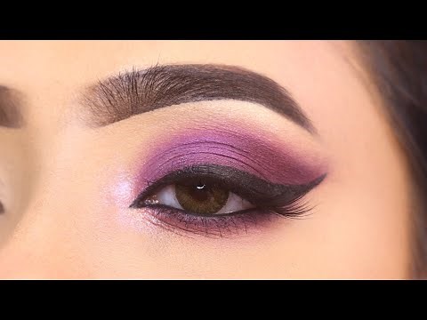 PURPLE EYE MAKEUP FOR PARTY || STEP BY STEP EASY AND SIMPLE EYE MAKEUP || SHILPA
