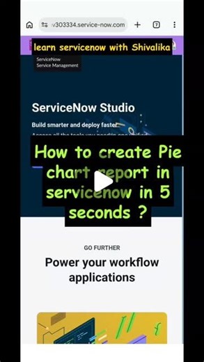 Learn Servicenow with Shivalika | How to create pie chart in 10 seconds from list view in @servicenow ? Explore More Resources - 📗 #Integration playlist -... | Instagram | Shivalika G.