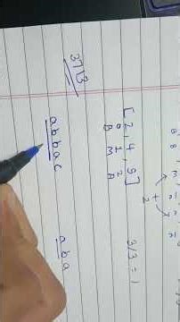 Leetcode weekly contest 471 | Leetcode question 3713