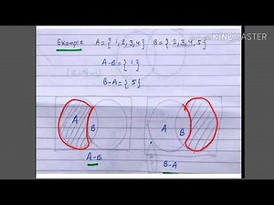 Venn diagrams and set operations - lecture10/discrete mathematics