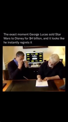 viblino on Instagram: "In 2012, George Lucas sold Lucasfilm — the studio behind Star Wars and Indiana Jones — to Disney for approximately $4.05 billion in cash and stock. The deal handed Disney full control of the Star Wars franchise, including its characters, stories, and merchandising rights! Lucas said he wanted to pass the saga on to a new generation of filmmakers. Disney quickly moved to expand the universe with new movies, TV series, and theme park experiences. The first major project afte