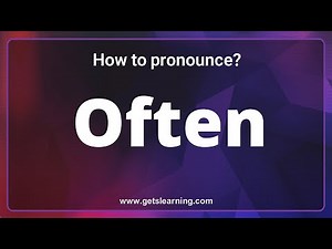 How to pronounce Often in American English Correctly