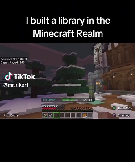 Library Building Ideas in Minecraft Realms