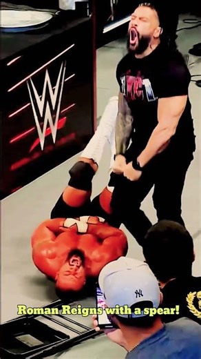 The Complete Guide to Roman Reigns' Epic Spear Technique ❌🥶☠️ #viral #WWE#TheTribalChief#RomanReigns