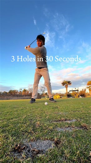 Beautiful Sunset on the Golf Course