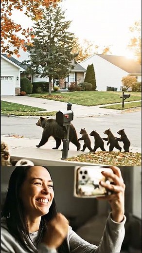 Mama Bear Leads a CUB PARADE Through Town?! 🐻👶🏘️