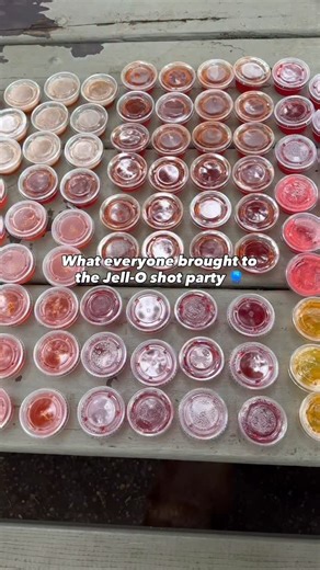 Michele | Portland Content Creator & Foodie on Instagram: "First annual Shotluck was a success! ⠀⠀⠀⠀⠀⠀⠀⠀⠀ The criteria was to create a fancy jello shot and be as creative as possible, and my friends seriously delivered! Daniel and I had this party idea for years now, and it was so fun to see it finally come to life! And no, we didn’t eat them all 🙃 ⠀⠀⠀⠀⠀⠀⠀⠀⠀ #partyideas #jelloshots #birthdaypartyideas #uniquepartyideas #partydrinks unique party ideas • birthday party ideas • potluck ideas • bac