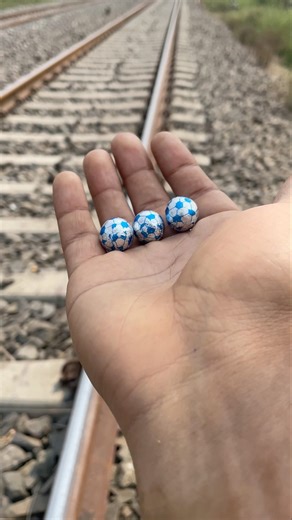 There blue football ⚽️ chocolate vs train 🚊 #shorts #train #experiment