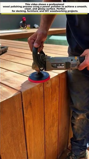 Amazing Wood Polishing Technique for a Smooth & Glossy Finish! 🔥