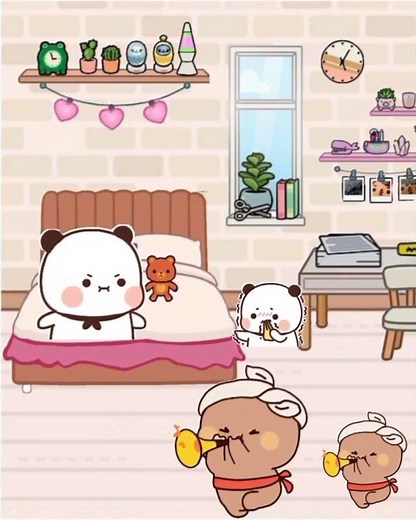 Bubu sleeping | Dudu makes noise | Bubu angry | Bubu Dudu Cartoon | Love Story & Animated Cartoon