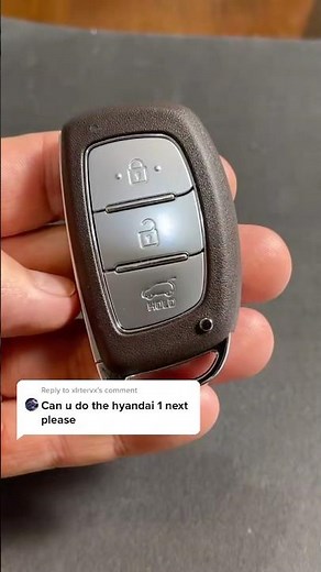 How to replace the battery Hyundai remote fob