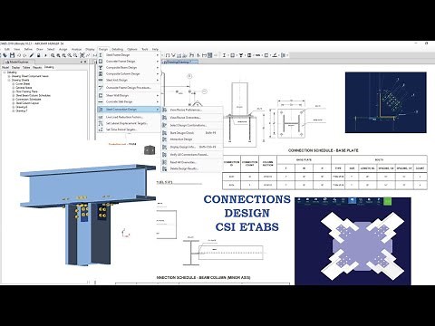 Steel Connections Design in Etabs How to design and detail connections in CSI Etabs