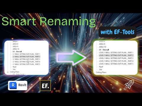 Rename Hundreds of Views Instantly in Revit (EF-Tools)