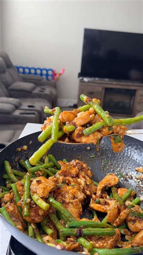 String bean chicken AT HOME 🔥