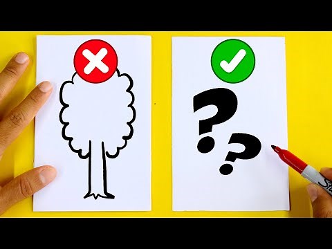 ✅ Easy Drawings - How to Draw a TREE with Roots for Beginners