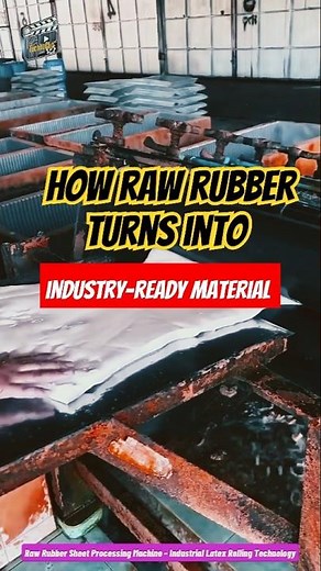 Raw Rubber Sheet Processing Machine – Industrial Latex Rolling Technology