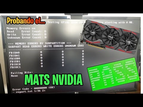 Probando el MATS de NVIDIA
