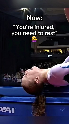 In today’s gymnastics competitions, injuries are taken very seriously. Gymnasts are assessed by medical professionals and are not allowed to compete if they are seriously injured. Back then, was a different story, that second gymnast competed while she had a broken ankle, and she won, but at the cost of making her injury worse and having to retire. #gymnastics #sad #injury #gymnast #sports | SuperGymnastics