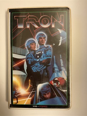 TRON VHS 1982 Walt Disney Home Video Vintage Disney VHS Jeff Bridges Clamshell | eBay