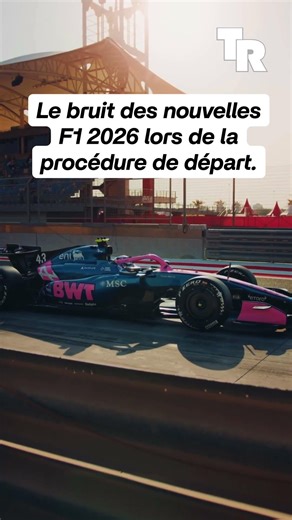 Le son des nouvelles F1 2026 pendant la procédure de départ. 🔉🏎️Quel est votre avis ? 💬