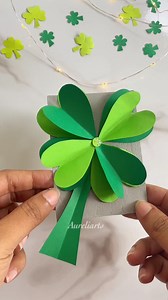 18K views · 66 reactions | 5 Easy & Amazing Shamrock Craft Ideas to Celebrate St. Patrick's Day! ☘️☘️☘️ . . #StPatricksDay2025 #stpatricksdaydecor #papercrafts #shamrock #stpatricksday #irishpride #craft #diy | Aureliarts | Facebook