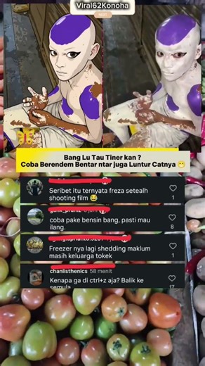 CosPlay Frieza Semi Permanen #dragonball #indonesia #shorts #videoshorts