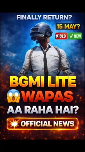 👉 “BGMI LITE 😱 Sach me WAPAS? 15 May ka bada update 💥”