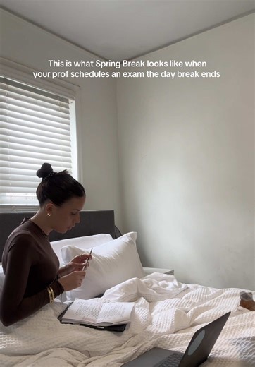 Spring Break Study Struggles: Balancing Health and Exams