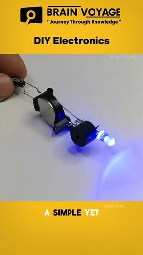 Make an Electronic Level Indicator with Only Six Components | DIY Simple Circuit #diy #shorts